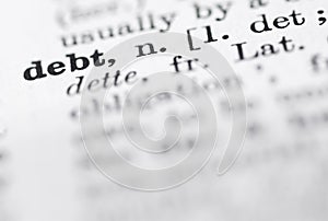 Debt Definition in English Dictionary.