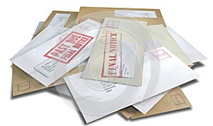 Debt Envelope Scattered Stack