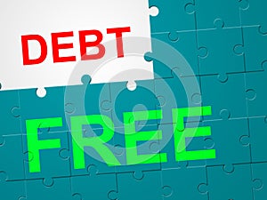 Debt Free Means Debit Card And Arrears