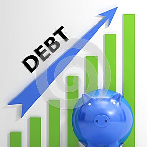 Debt Graph Shows Bills Deficit And Borrowing photo