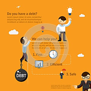 Debt poster concept