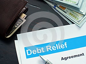 Debt relief agreement  with money