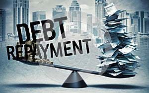 Debt repayment photo