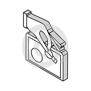 debug fixing isometric icon vector illustration photo