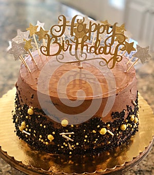 Decadent Chocolate Birthday Cake