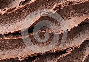 Decadent chocolate cake texture