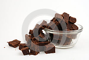 Decadent Chunks of chocolate fudge