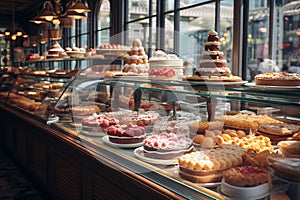 Decadent Delights: A French Patisserie's Display