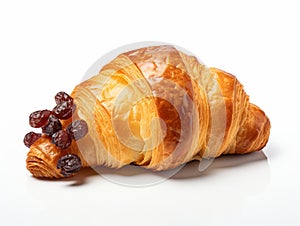 Decadent Raisin-Stuffed Croissant: A Perfect Pastry Experience