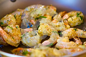 Decadent sauteed shrimp photo