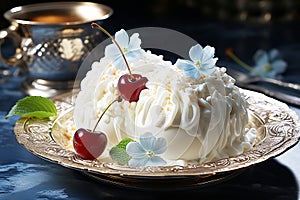 Decadent Snowhite Desserts Sweet Delights photo