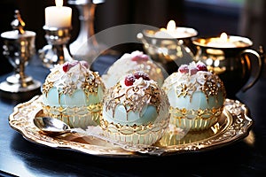 Decadent Snowhite Desserts Sweet Delights photo