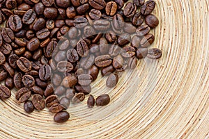 Decaffeinated coffee beans