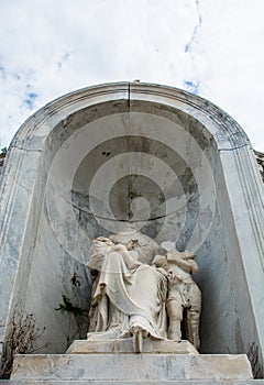 Decapitated Statue in Cemetery