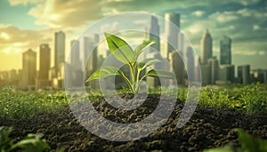 Decarbonization Concept Of Carbon Neutral Bio Fuel: A Sustainable Approach To Reducing Carbon Emissions. A Greener photo