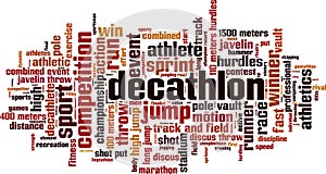 Decathlon word cloud