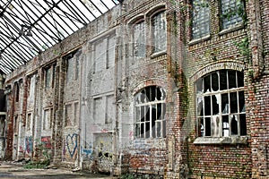 Decayed Brick Facade