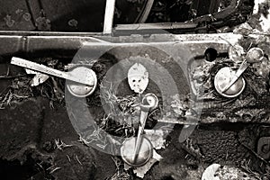 Decayed Car door