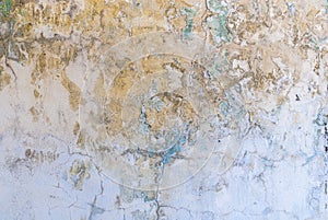 Decayed plastered wall abstract background