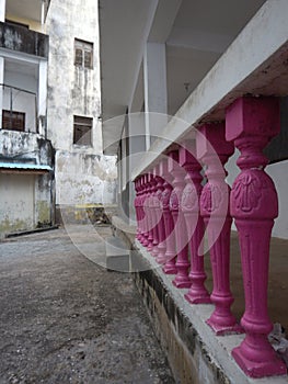 Decaying historical city stone town in zanzibar