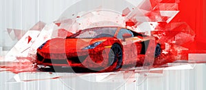 Decaying Momentum: A Dynamic Interactive Artwork of a Deteriorating Sports Car