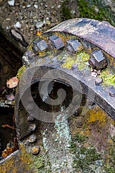 Decaying Power Generating Station Water Intake Pipe