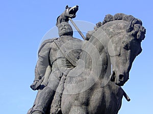 Decebal`s statue.