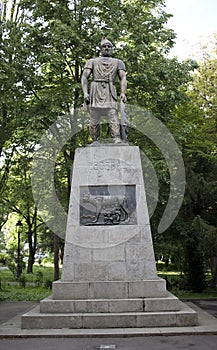 Decebal statue in Deva