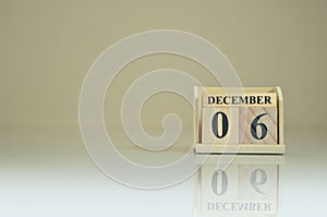 December 06, Empty Cover background