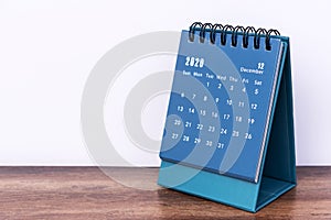 December 2020 calendar