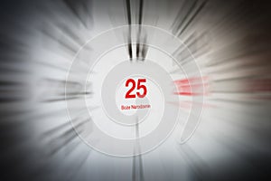 December 25 in the calendar