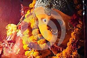 chandi mata statue in devi temple