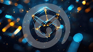 decentralization emitting blockchain node