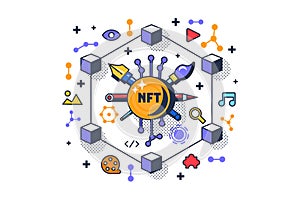 Decentralize nft crypto for purchasing vector