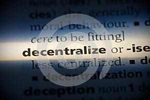 Decentralize