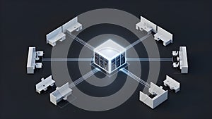 Decentralized Data Center Network and Blockchain Infrastructure