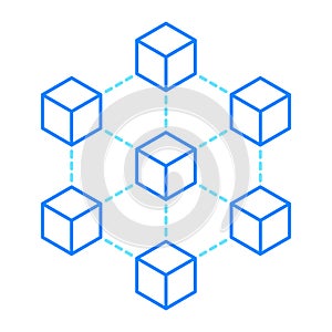 Decentralized Finance vector concept illustration