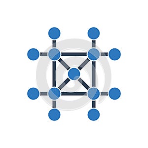 Decentralized Icon - Centralized Icon