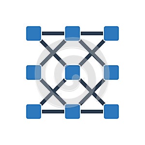 Decentralized Icon - Centralized Icon
