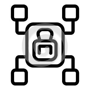 Decentralized network security system protecting data flow