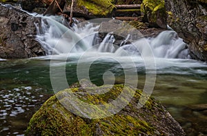 Deception creek waterfall