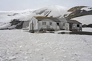 Deception Island in Antarctica