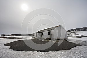 Deception Island in Antarctica