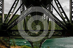 Deception Pass bridge close up