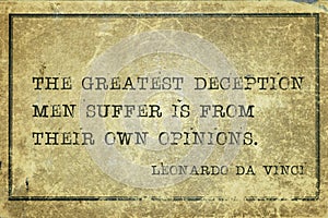 Deception suffer DaVinci