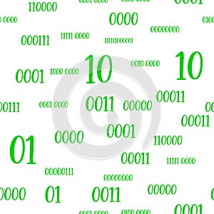 Decimal code Seamless pattern. Programming pattern, Algebra and geometry, calculations