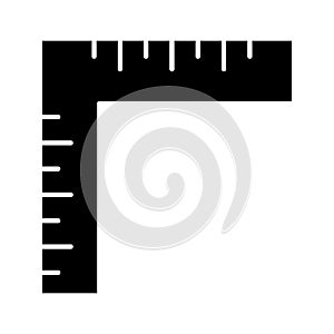 Decimal ruler Vector icon which can easily modify or edit