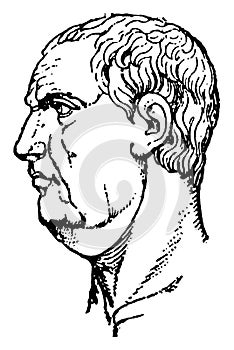 Decimus Caelius Balbinus, vintage illustration