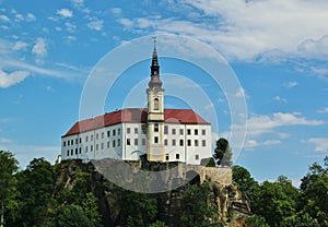 Decin Castle in Czech Republic