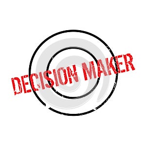 Decision Maker rubber stamp